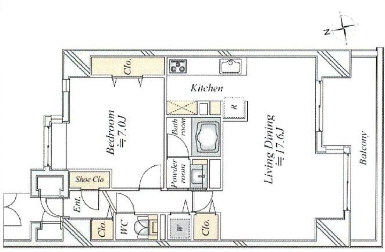 Hatsudai floorplan